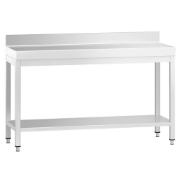 Table en inox 140 cm avec...