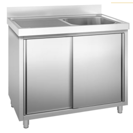 Plonge en inox sur meuble...