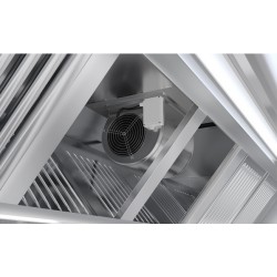 Hotte de plafond professionnelle dynamique 160x130 cm (Moteur intégré)