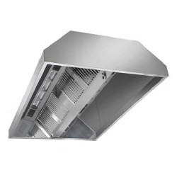 Hotte de plafond professionnelle dynamique 160x130 cm (Moteur intégré)