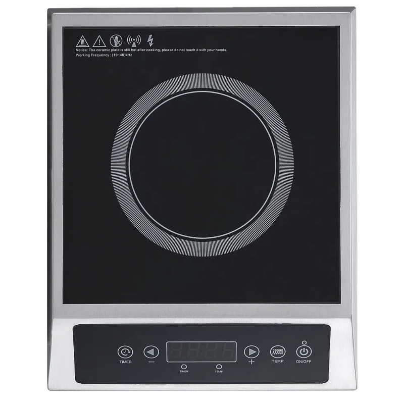 Plaque de cuisson à induction professionnelle simple ou double