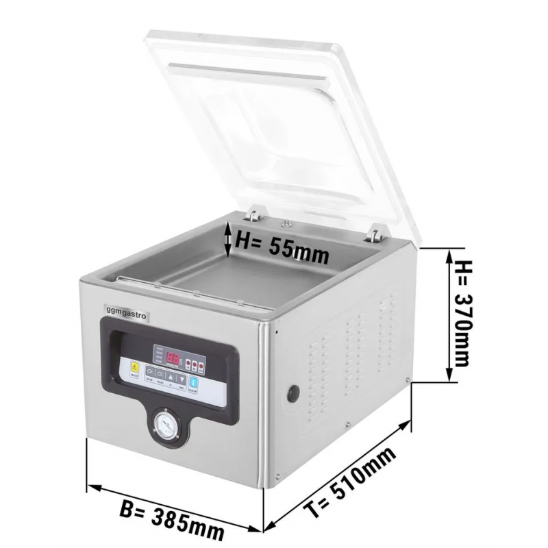 Machine sousvide à cloche 29 cm de soudure
