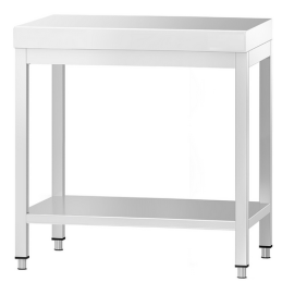 Table en inox avec étagère...